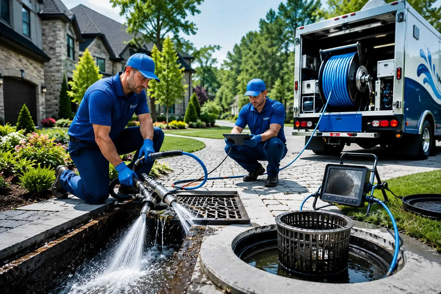 Local outdoor drain cleaning professionals in Middlebury, CT